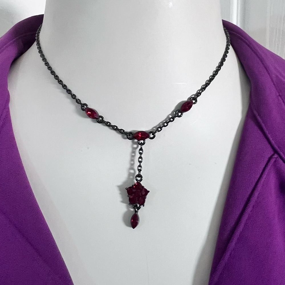 Givenchy Red Round Rhinestones - image 1